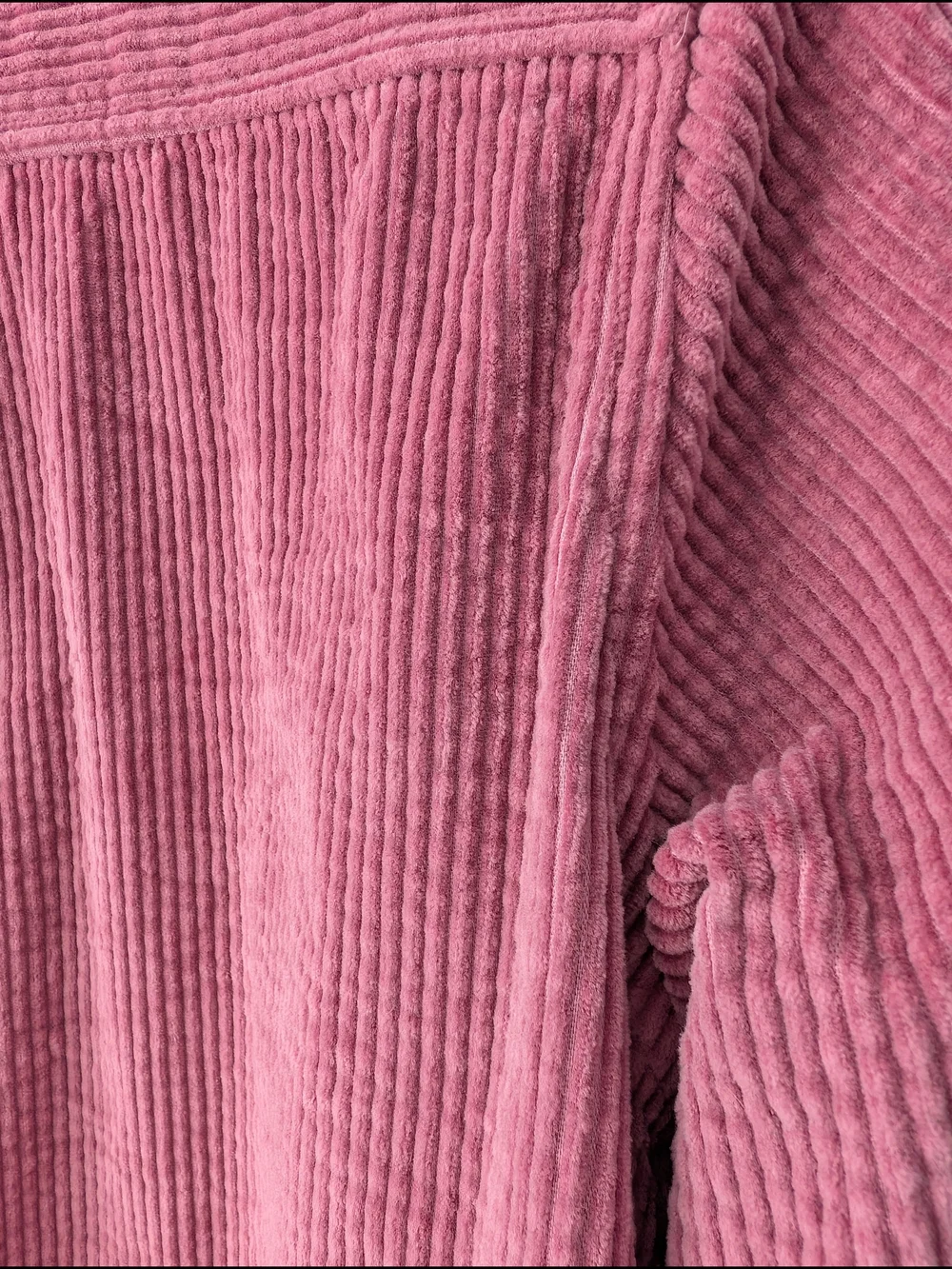L.L. Bean Pink Corduroy Shirt Jacket Shacket Relaxed Tunic length, size M - Picture 8 of 8